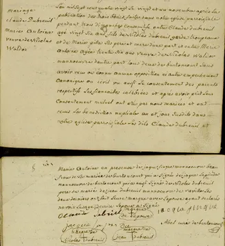 Claude DUBREUIL & Marie ANTOINE 21 novembre 1780.jpg