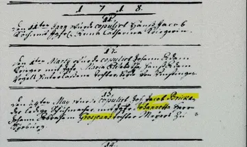 BRICKA Johann Jacob GROSJEAN Johanetta 24 mai 1718.jpg