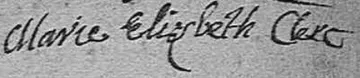 Portrait de Marie Elisabeth CLERC
