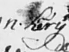 signature Nicolas HENRY sur son acte de mariage 1715
