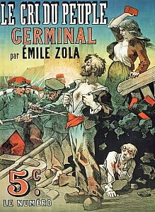 Leon Choubrac - Poster advertising the publication of Germinal by Emile Zola (1840-1902) in Le Cri du Peuple  - (MeisterDrucke-155043).jpg