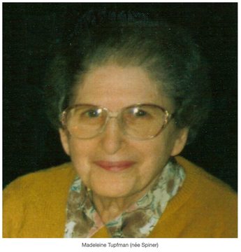 Portrait de Madeleine SPINER