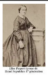 Portrait de Elise Joséphine Hubertine PAQUET