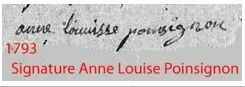 Portrait de Anne Louise POINSIGNON