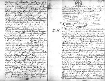 GenyAlexandre GeorgeatCatherine Nancy 1827 1 / Geny Alexandre, Georgeat Catherine : acte de mariage (II)