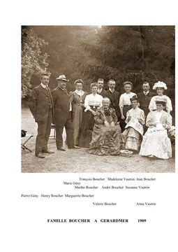 Boucher famille 1909 Gerardmer / Boucher :  famille