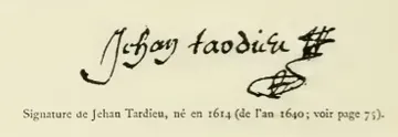 Portrait de Jehan TARDIEU
