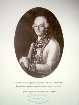 Portrait de Claude Joseph François GUERRIER DE DUMAST