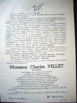 Portrait de Jean Baptiste Marie Charles VELLIET