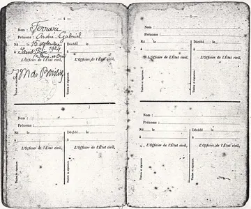 005-Pages 4 et 5 / Livret de famille : pages 4 et 5