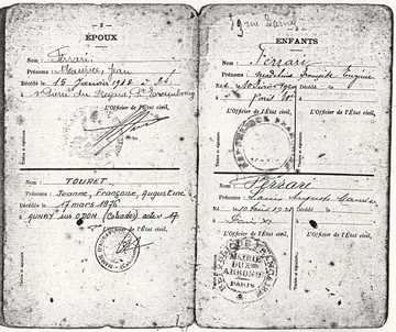 004-Pages 2 et 3 / Actes de l'état-civil, livret de famille, pages 2 et 3