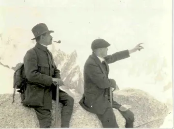 Geny Alfred(g), Pierre(d)